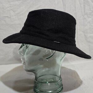 Tilley Tech Wool Wide Brim Fedora - Charcoal Mix - L*